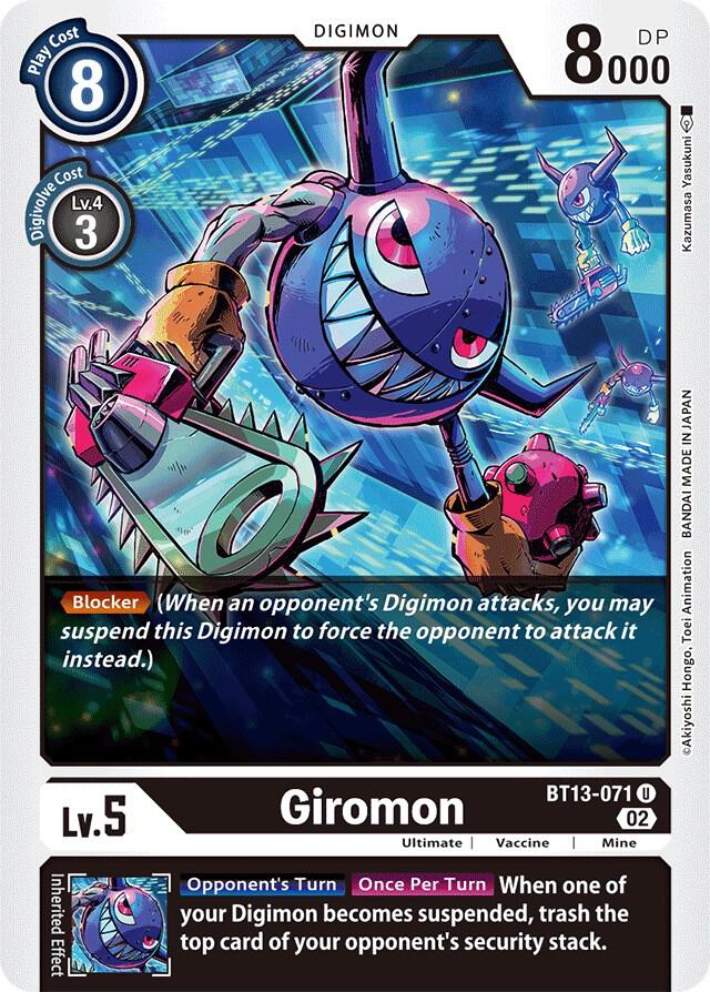 Giromon BT13-071 U (Versus Royal Knights) 