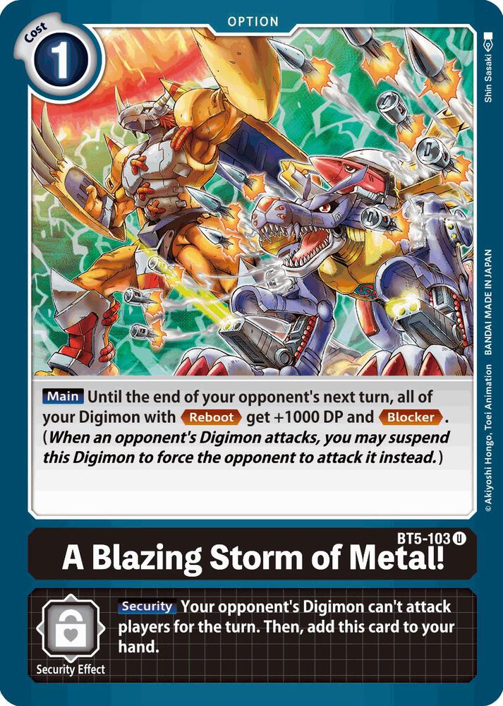 A Blazing Storm of Metal BT5-103 U (Battle of Omni) 