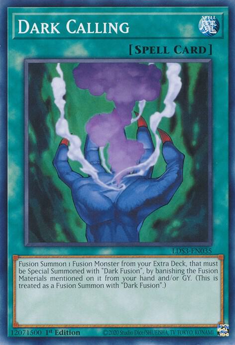 Dark Calling LDS3-EN035 (Legendary Duelists: Season 3)  - 1st Edition