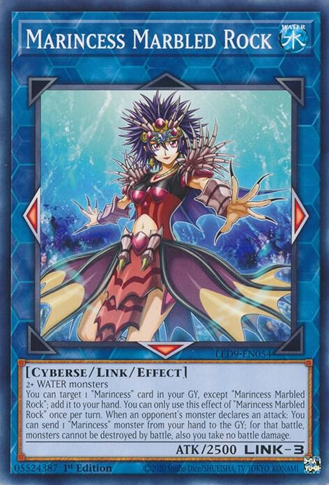 Marincess Marbled Rock LED9-EN054 (Legendary Duelists: Duels From the Deep)  - 1st Edition
