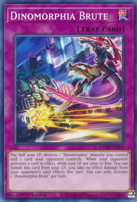 Dinomorphia Brute BACH-EN070 (Battle of Chaos)  - 1st Edition