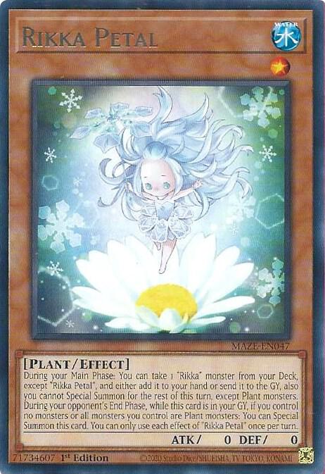 Rikka Petal MAZE-EN047 (Maze of Memories)  - 1st Edition