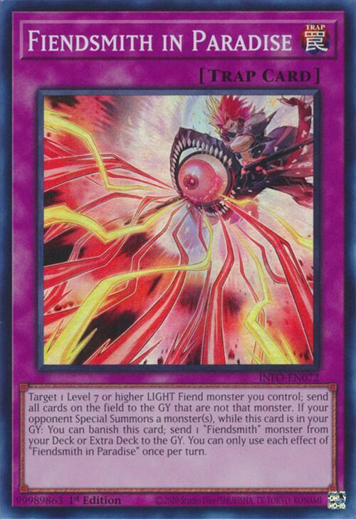 Fiendsmith in Paradise INFO-EN072 (The Infinite Forbidden)  - 1st Edition