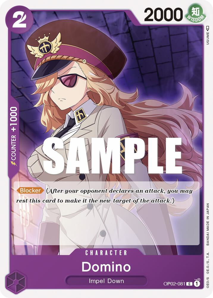 Domino OP02-081 (Paramount War) 