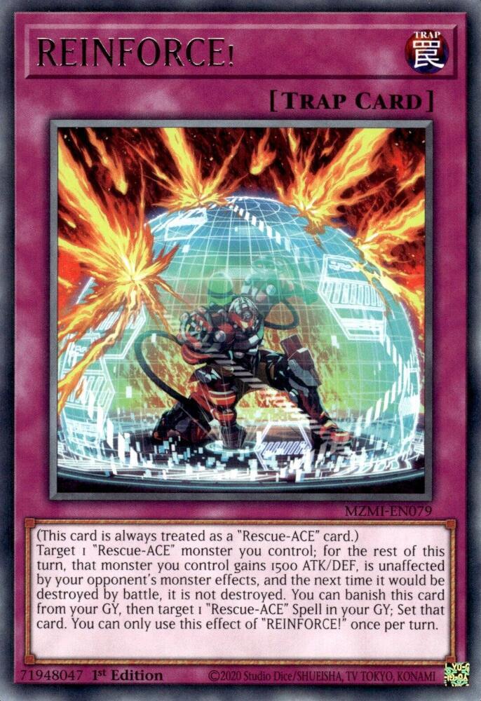 REINFORCE! MZMI-EN079 (Maze of Millennia)  - 1st Edition