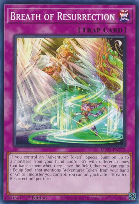 Breath of Resurrection MP23-EN273 (25th Anniversary Tin: Dueling Heroes Mega Pack)  - 1st Edition