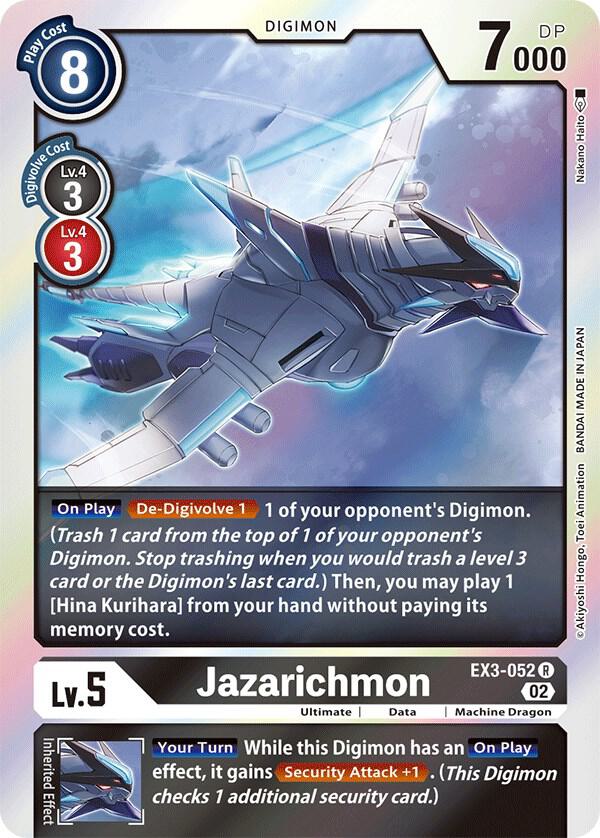 Jazarichmon EX3-052 R (Draconic Roar)  - Foil