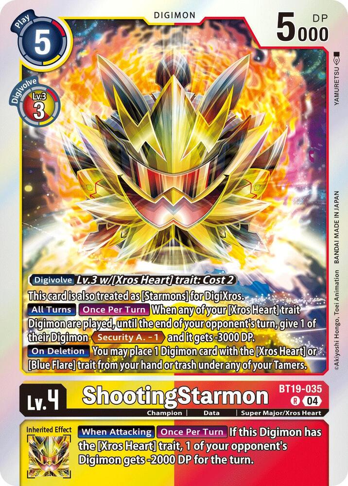 ShootingStarmon BT19-035 R (Release Special Booster 2.5)  - Foil