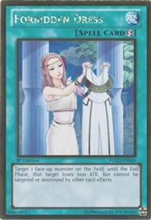 Forbidden Dress (PGLD-EN049) - Gold Rare - Premium Gold