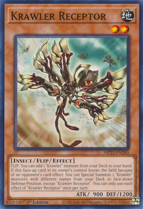 Krawler Receptor MP23-EN280 (25th Anniversary Tin: Dueling Heroes Mega Pack)  - 1st Edition