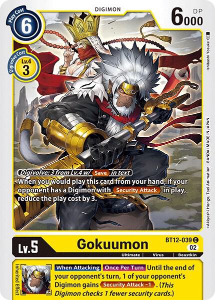 Gokuumon BT12-039 C (Across Time) 
