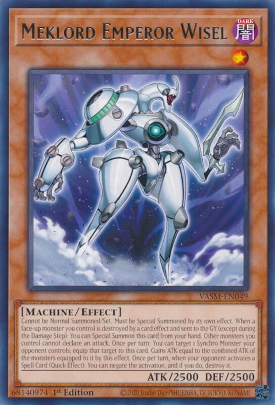 Meklord Emperor Wisel VASM-EN049 (Valiant Smashers)  - 1st Edition