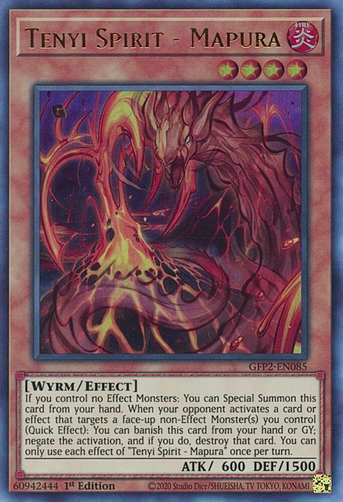 Tenyi Spirit - Mapura GFP2-EN085 (Ghosts From the Past: The 2nd Haunting)  - 1st Edition