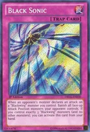 Black Sonic (DRLG-EN030) - Secret Rare - Unlimited - Dragons of Legend