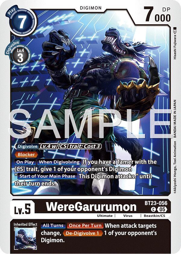 WereGarurumon BT23-056 C (Hackers' Slumber) 
