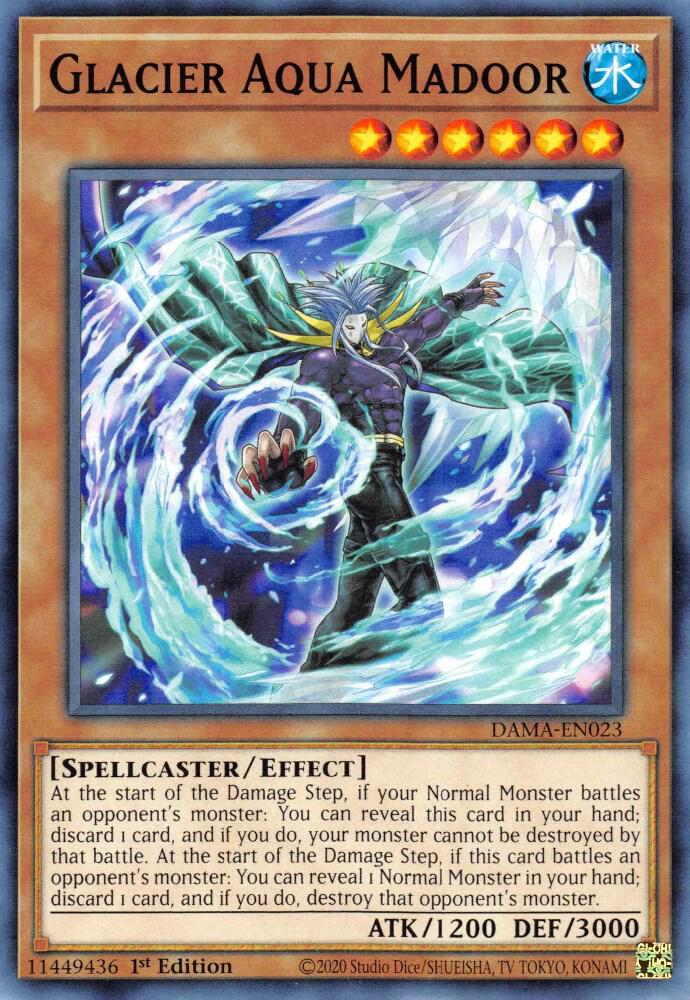 Glacier Aqua Madoor DAMA-EN023 (Dawn of Majesty)  - 1st Edition