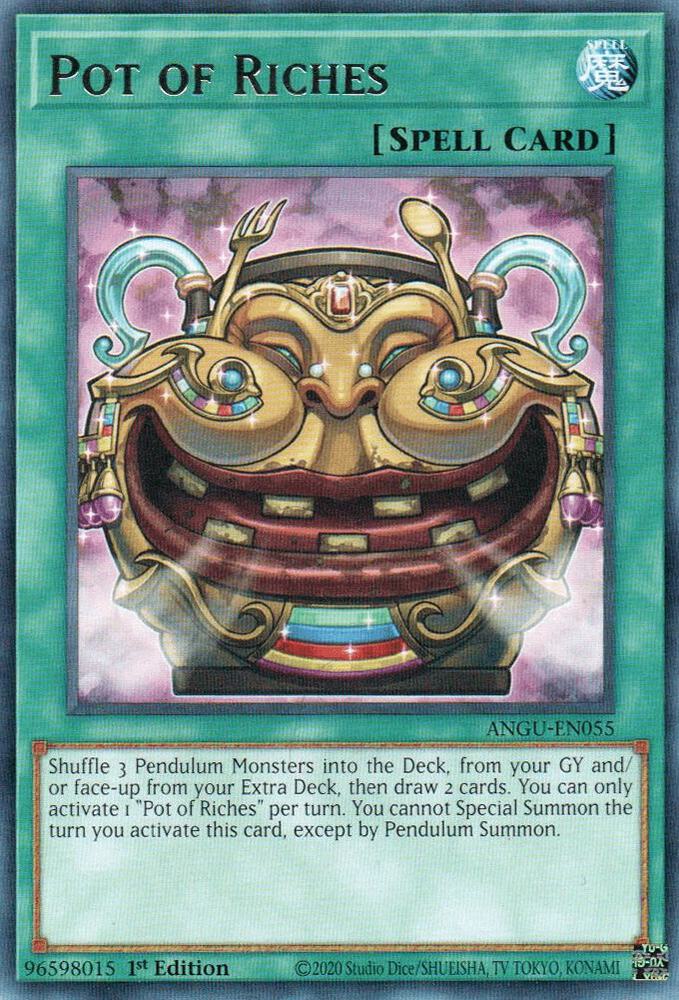Pot of Riches ANGU-EN055 (Ancient Guardians)  - 1st Edition