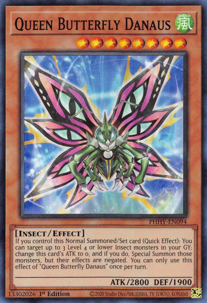 Queen Butterfly Danaus PHHY-EN094 (Photon Hypernova)  - 1st Edition