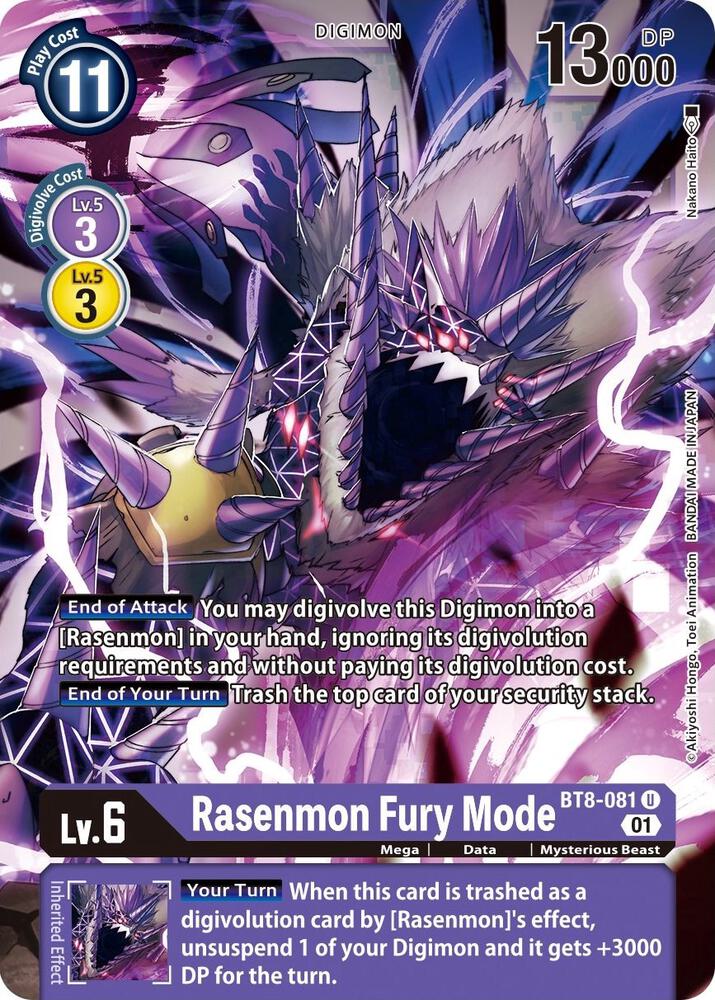 Rasenmon Fury Mode BT8-081 U (New Awakening) 