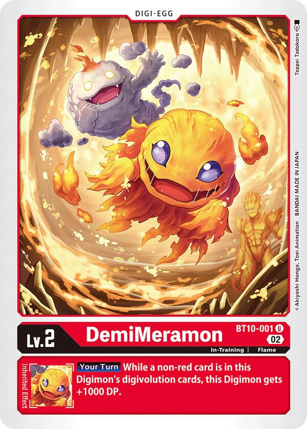 DemiMeramon BT10-001 U (Xros Encounter) 