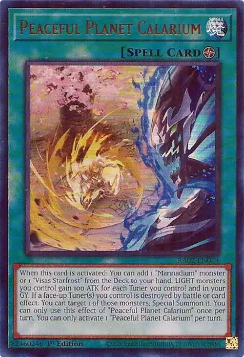 Peaceful Planet Calarium UR RA02-EN074 (25th Anniversary Rarity Collection II)  - 1st Edition