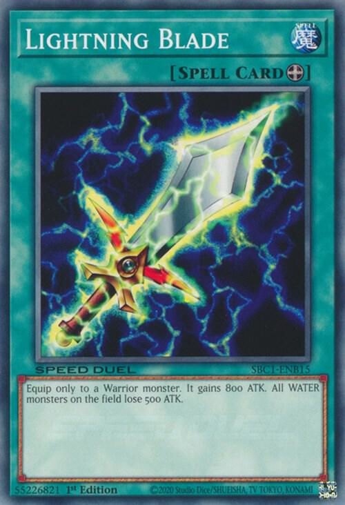 Lightning Blade SBC1-ENB15 (Speed Duel: Streets of Battle City)  - 1st Edition