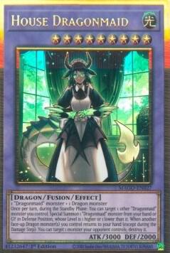 House Dragonmaid MAGO-EN027 (Maximum Gold)  - 1st Edition