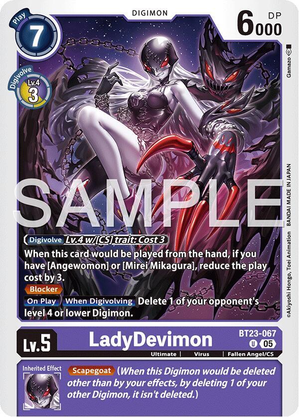 LadyDevimon BT23-067 U (Hackers' Slumber) 