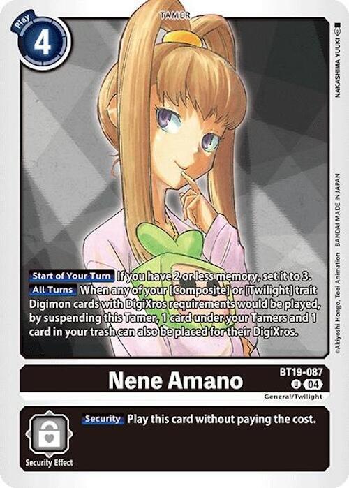 Nene Amano BT19-087 U (Release Special Booster 2.0) 