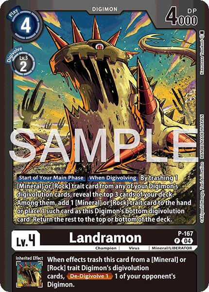 Landramon P-167 P (Limited Card Pack -Billion Bullet-)  - Foil
