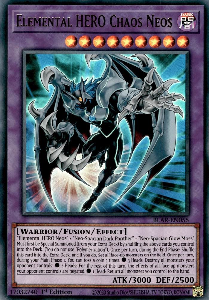 Elemental HERO Chaos Neos BLAR-EN055 (Battles of Legend: Armageddon)  - 1st Edition