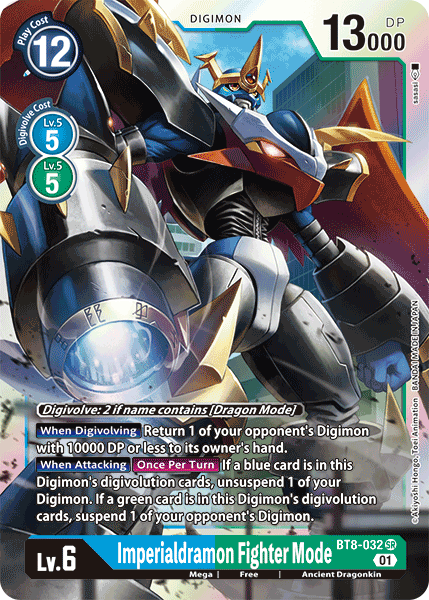 Imperialdramon Fighter Mode [BT8-032] [New Awakening]