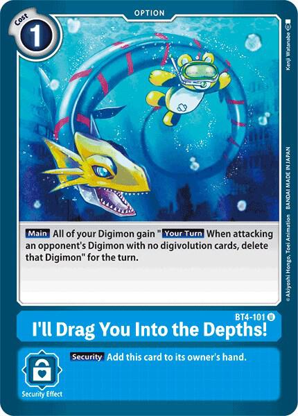 Ill Drag You Into the Depths BT4-101 U (Great Legend) 