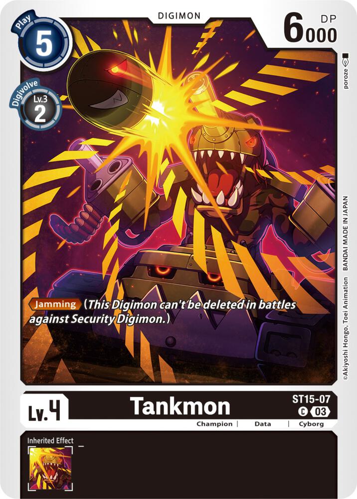 Tankmon ST15-07 C (Starter Deck 15: Dragon of Courage) 