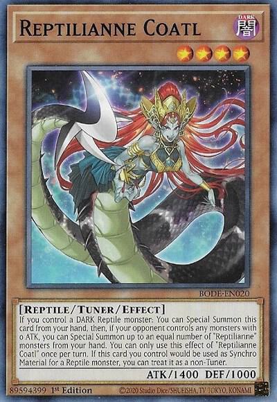 Reptilianne Coatl BODE-EN020 (Burst of Destiny)  - 1st Edition