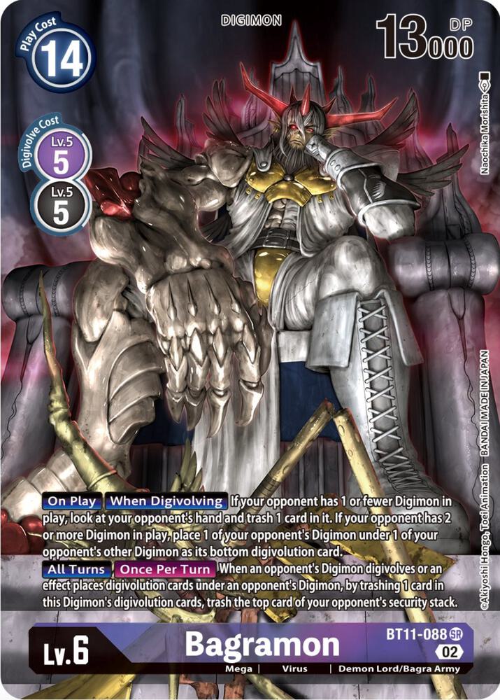 Bagramon Alternate Art BT11-088 SR (Dimensional Phase)  - Foil
