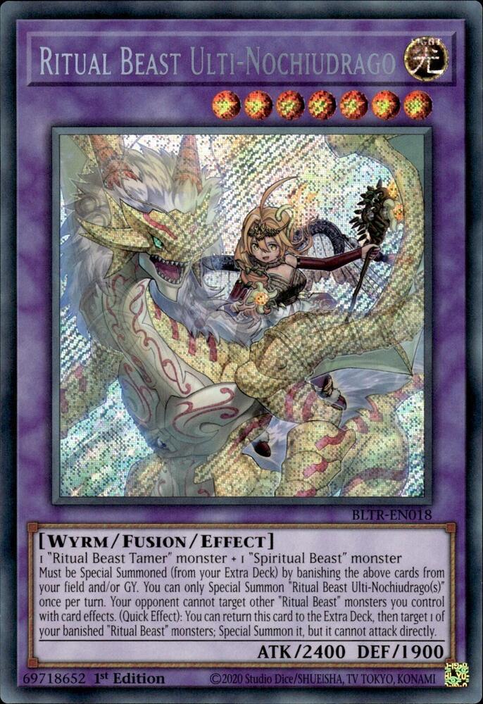 Ritual Beast Ulti-Nochiudrago BLTR-EN018 (Battles of Legend: Terminal Revenge)  - 1st Edition