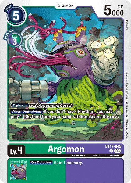 Argomon BT17 045 BT17-045 C (Secret Crisis) 