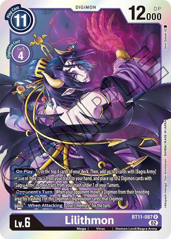 Lilithmon BT11-087 R (Dimensional Phase)  - Foil