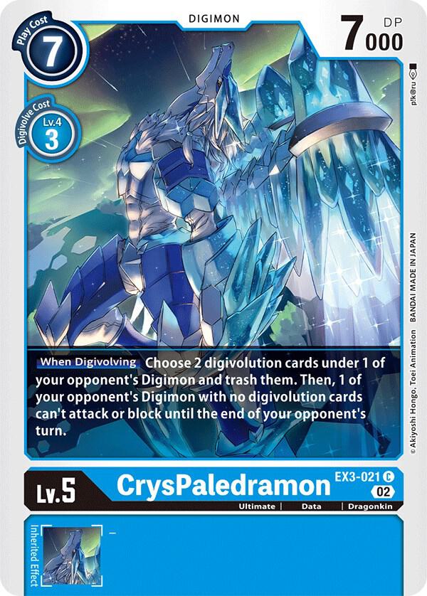 CrysPaledramon EX3-021 C (Draconic Roar) 