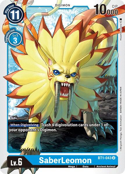 SaberLeomon BT1-043 U (Release Special Booster 1.0) 