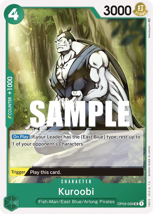 Kuroobi OP03-026 (Pillars of Strength) 