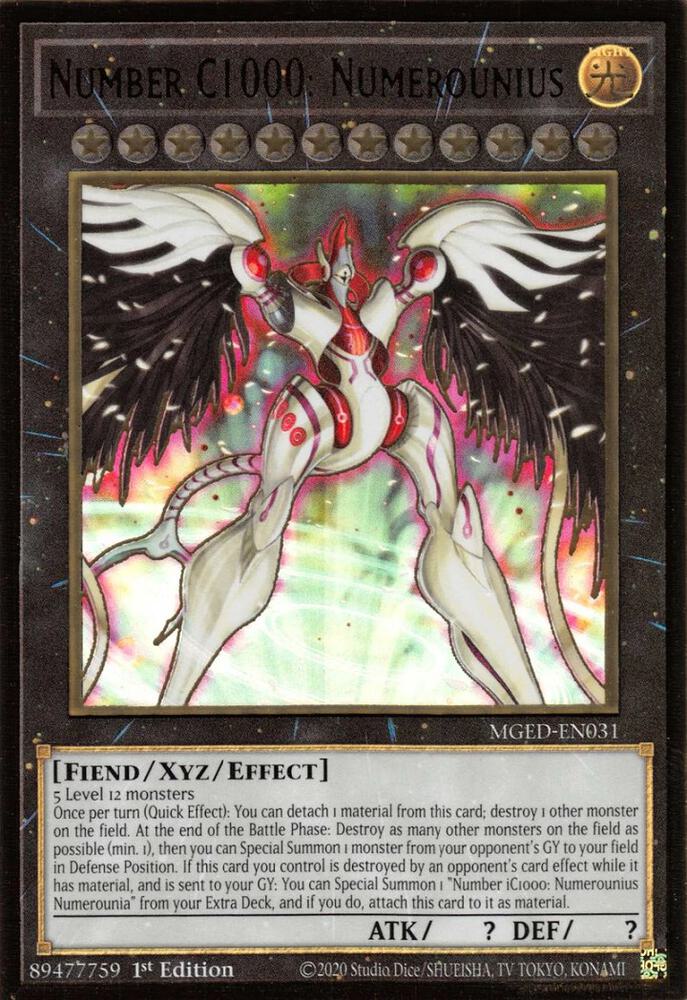 Number C1000 Numerounius MGED-EN031 (Maximum Gold: El Dorado)  - 1st Edition
