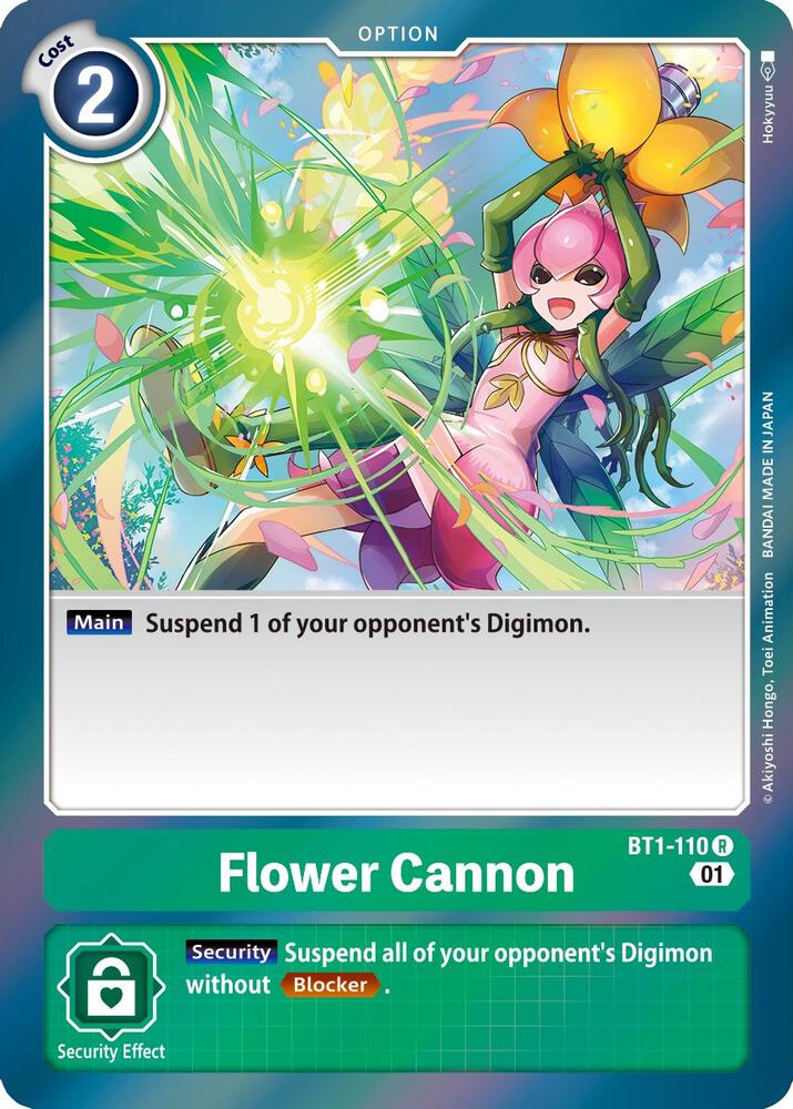 Flower Cannon Parallel Rare BT1-110 R (Starter Deck 09: Ultimate Ancient Dragon)  - Foil