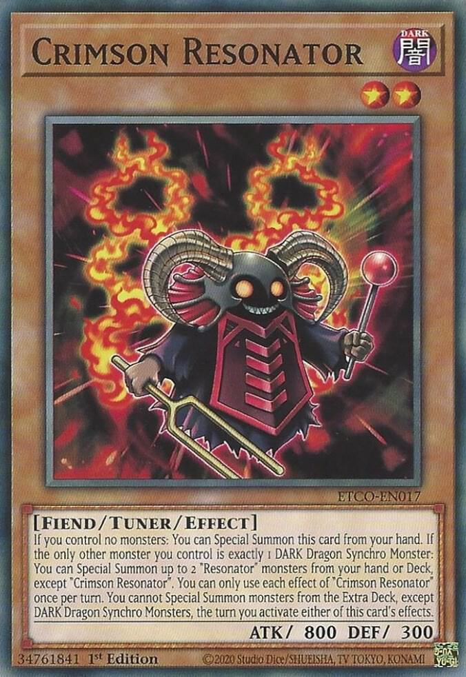 Crimson Resonator ETCO-EN017 (Eternity Code)  - 1st Edition