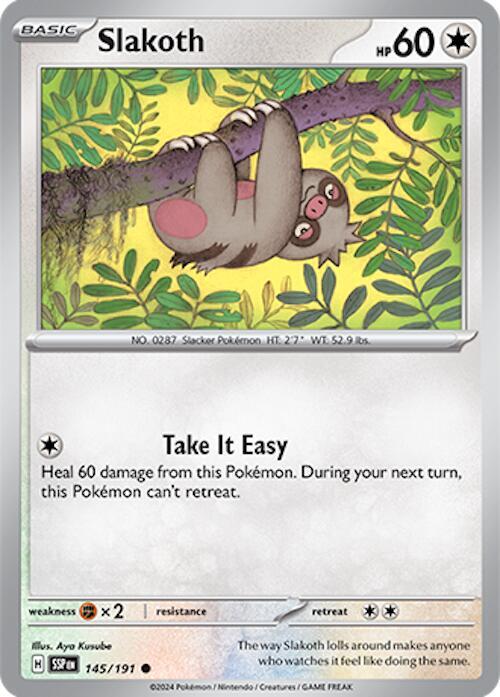 Slakoth 145/191 (SV08: Surging Sparks) 