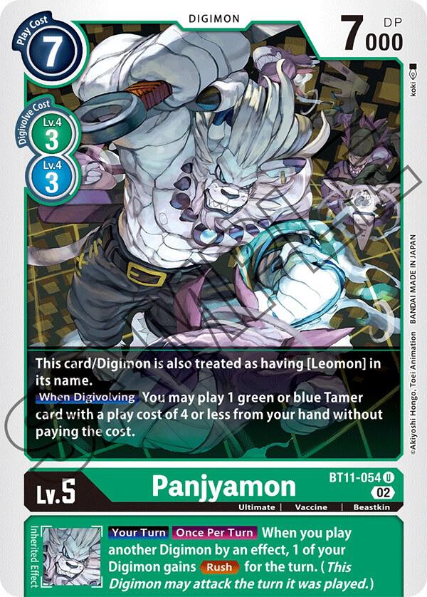 Panjyamon BT11-054 U (Dimensional Phase) 