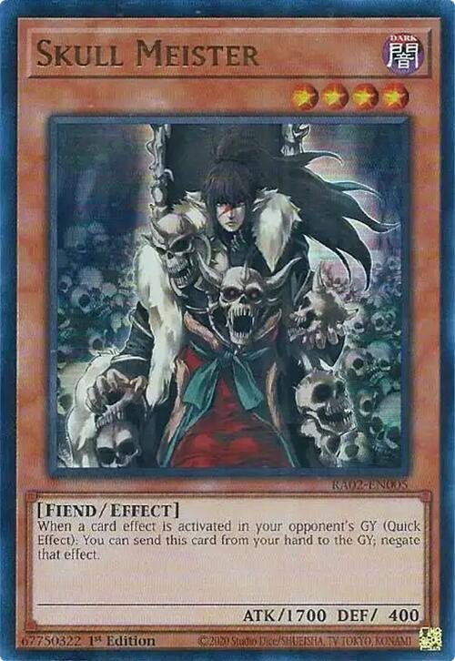 Skull Meister UR RA02-EN005 (25th Anniversary Rarity Collection II)  - 1st Edition