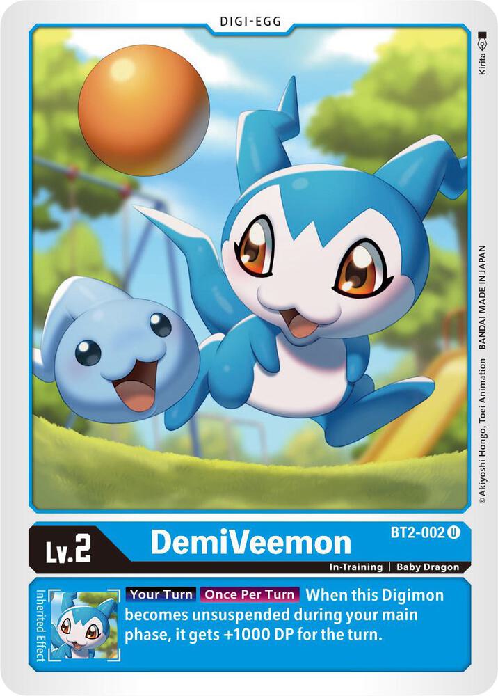 DemiVeemon BT2 002 BT2-002 U (Release Special Booster 1.5) 