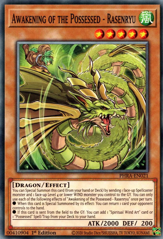 Awakening of the Possessed - Rasenryu PHRA-EN021 (Phantom Rage)  - 1st Edition